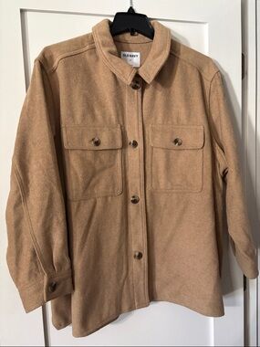 Old Navy Camel Tan Shirt Jacket.  3X plus women’s.